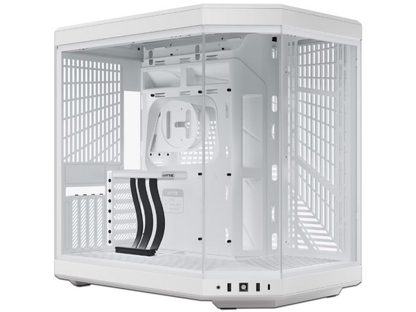 Gabinete HYTE Y70, Mid Tower, ATX, No Incluye Fuente de Poder. Color Blanco.