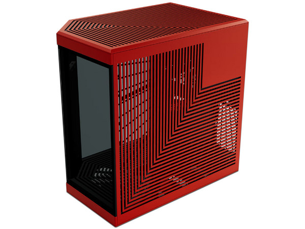 Gabinete HYTE Y70 Touch Infinite, Mid-Tower, ATX, (No Incluye Fuente de Poder), Pantalla Táctil LCD, Color Rojo.