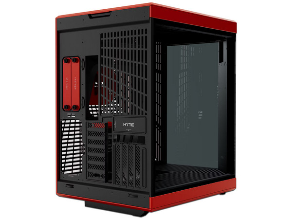 Gabinete HYTE Y70 Touch Infinite, Mid-Tower, ATX, (No Incluye Fuente de Poder), Pantalla Táctil LCD, Color Rojo.