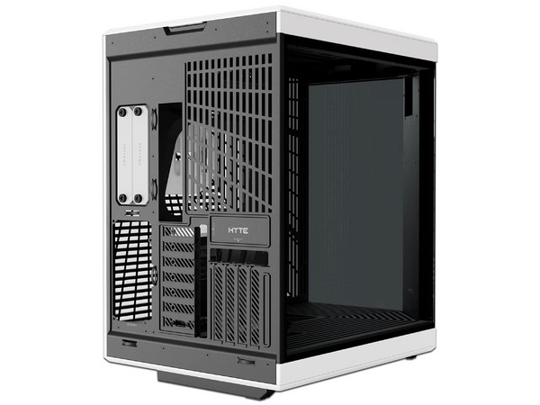 Gabinete HYTE Y70 TOUCH INFINITE, Mid Tower, ATX, Pantalla Táctil LCD, No Incluye Fuente de Poder. Color Blanco.
