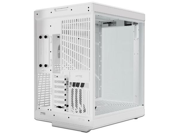 Gabinete HYTE Y70 Touch Infinite, Mid Tower, ATX, Pantalla Táctil LCD, No Incluye Fuente de Poder. Color Blanco.