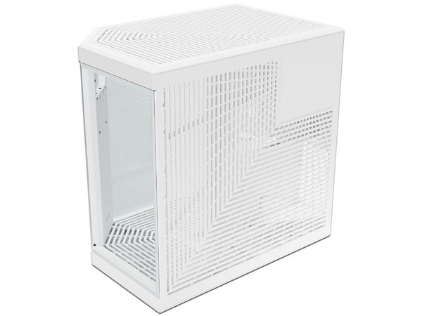 Gabinete HYTE Y70 Touch Infinite, Mid Tower, ATX, Pantalla Táctil LCD, No Incluye Fuente de Poder. Color Blanco.