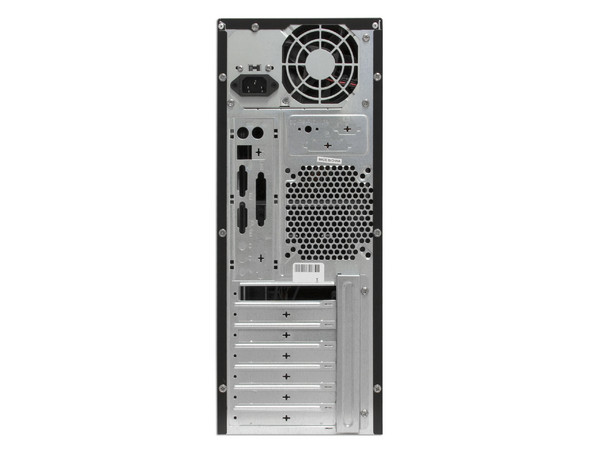 KIT KMEX de Gabinete (450W), Teclado y Mouse. Color Negro
