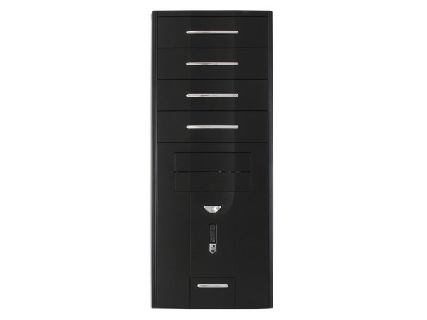 Gabinete KMEX Serie 67 con fuente de 400W, Color Negro.