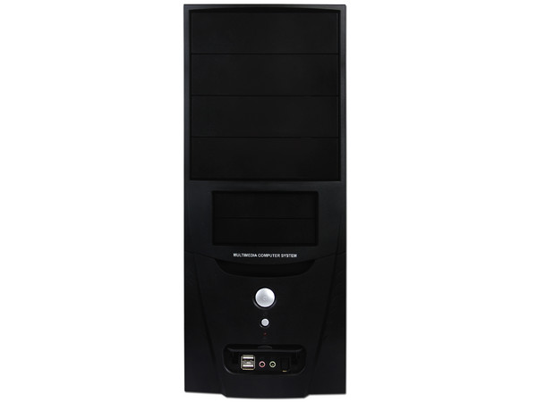 KIT KMEX de Gabinete (450W), Teclado, Mouse y Bocinas. Color Negro 