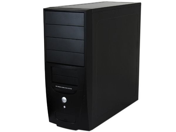 KIT KMEX de Gabinete (450W), Teclado, Mouse y Bocinas. Color Negro 