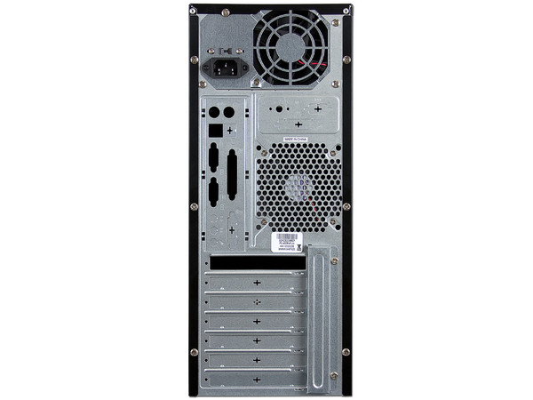 KIT KMEX de Gabinete (450W), Teclado, Mouse y Bocinas. Color Negro 