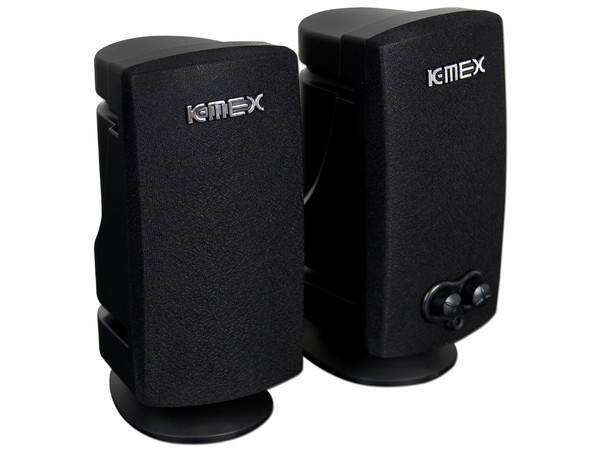 KIT KMEX de Gabinete (450W), Teclado, Mouse y Bocinas. Color Negro 