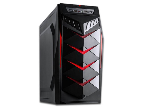 Gabinete KMEX Mustang, ATX con fuente de 450W.