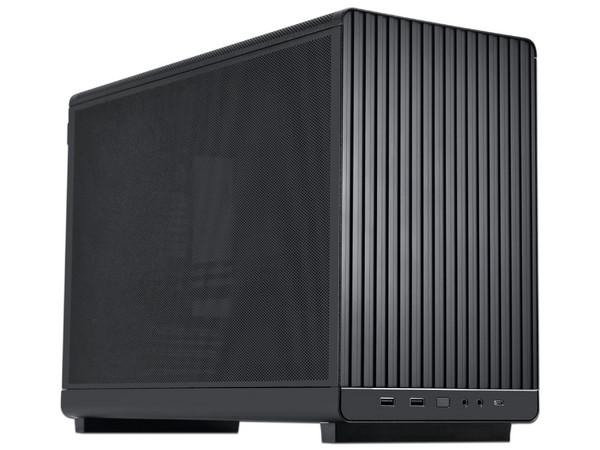 Gabinete Lian Li A3 Black, Malla Frontal, Soporte MATX ITX, Color Negro.