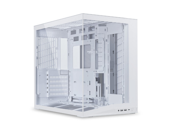 Gabinete LIAN LI 011 Dynamic Mini V2, Mid Tower, ATX, No Incluye Fuente de Poder. Color Blanco.