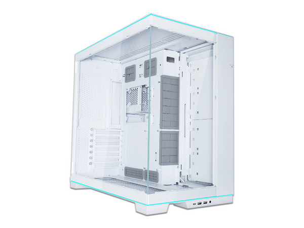 Gabinete Gamer Lian Li O11 Dynamic EVO ARGB, ATX, Mid-Tower (No incluye Fuente de Poder). Color Blanco