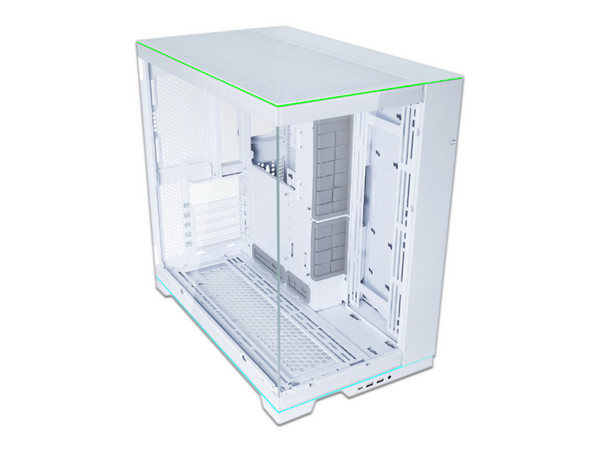 Gabinete Gamer Lian Li O11 Dynamic EVO ARGB, ATX, Mid-Tower (No incluye Fuente de Poder). Color Blanco