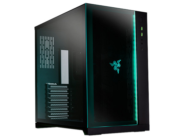 Gabinete Lian Li PC-O11 Dynamic Edicion Razer, Mid Tower, E-ATX, RGB, (No incluye fuente de poder). Color Negro