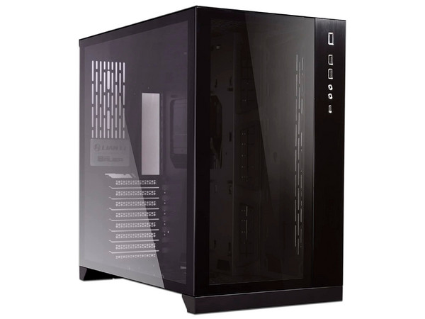 Gabinete Gamer Lian Li Dynamic, Mid Tower, ATX (sin fuente de poder). Color Negro.