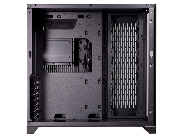 Gabinete Gamer Lian Li Dynamic, Mid Tower, ATX (sin fuente de poder). Color Negro.