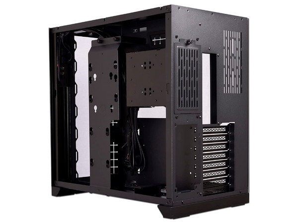 Gabinete Gamer Lian Li Dynamic, Mid Tower, ATX (sin fuente de poder). Color Negro.
