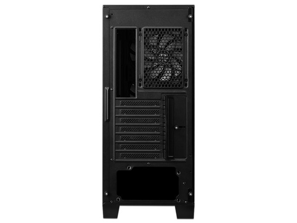 Gabinete MSI MAG FORGE 321R AIRFLOW, Midi Tower, Negro, Vidrio Templado, 4 Ventiladores ARGB, ATX, Sin Fuente. (Caja abierta)