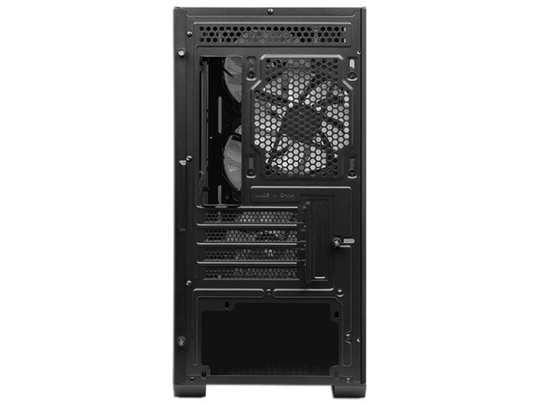 Gabinete Gamer MSI MAG FORGE M100A, Mini-Tower, Micro-ATX, Sin fuente de poder. Color Negro