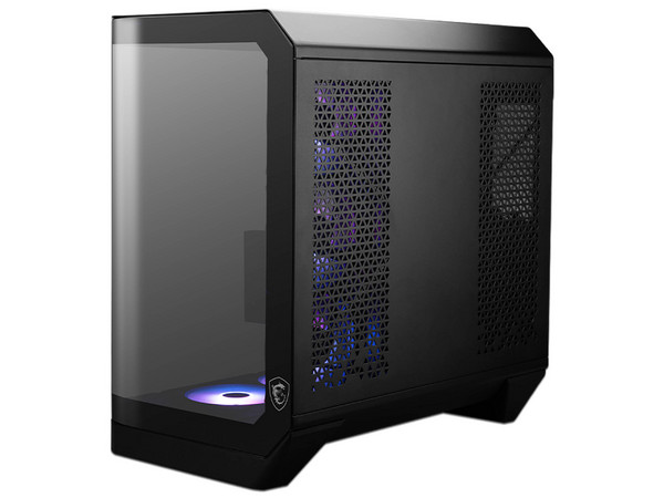 Gabinete MSI MAG PANO 120R PZ, E-ATX, Cristal Templado, Compatible con Tarjetas Madre Back Connect, Sin Fuente de Poder. Color Negro.