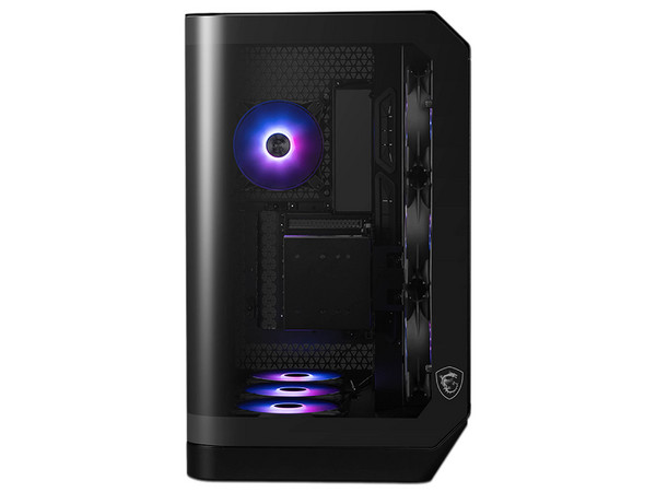 Gabinete MSI MAG PANO 120R PZ, E-ATX, Cristal Templado, Compatible con Tarjetas Madre Back Connect, Sin Fuente de Poder. Color Negro.