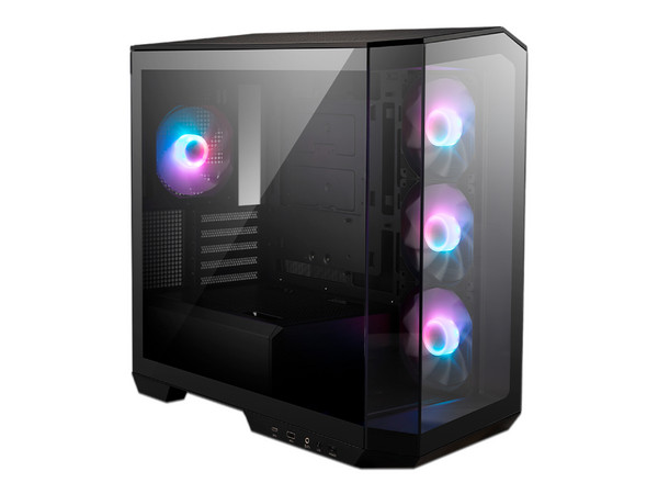 Gabinete MSI MAG PANO M100R PZ, ARGB (No incluye Fuente de Poder), Color Negro.