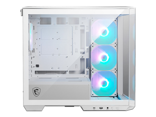 Gabinete MSI MAG PANO M100R PZ, ARGB, No Incluye Fuente de Poder. Color Blanco.