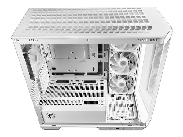 Gabinete MSI MAG PANO M100R PZ, ARGB, No Incluye Fuente de Poder. Color Blanco.