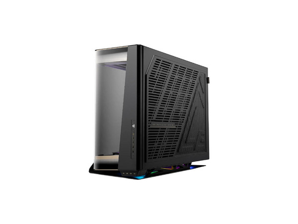 Gabinete MSI MEG MAESTRO 900R, Full Tower, E-ATX, Incluye 3 Ventiladores de 160mm ARGB, Panel de Cristal Templado, No Incluye Fuente de Poder. Color Negro.