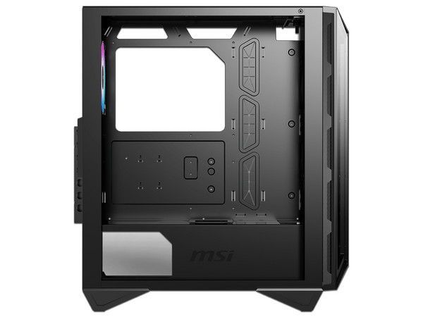 Gabinete MSI Mid-tower MPG GUNGNIR 110R, ATX, (No incluye fuente de poder). Color Negro.