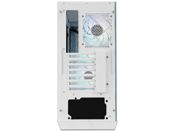 Gabinete Gamer MSI MPG GUNGNIR 110R Mid-Tower de Vidrio Templado, ATX, No incluye fuente de poder. Color Blanco