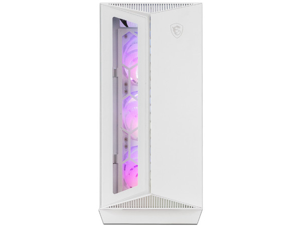 Gabinete Gamer MSI MPG GUNGNIR 110R Mid-Tower de Vidrio Templado, ATX, No incluye fuente de poder. Color Blanco