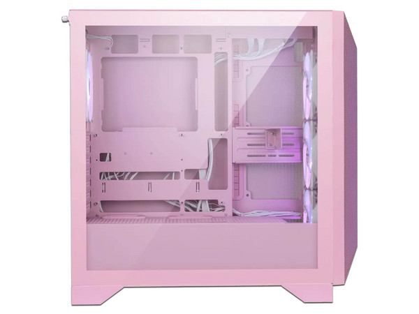 Gabinete MSI MPG GUNGNIR 212R PINK, Mid Tower, ATX, No Incluye Fuente de Poder. Color Rosa.