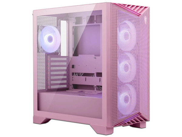Gabinete MSI MPG GUNGNIR 212R PINK, Mid Tower, ATX, No Incluye Fuente de Poder. Color Rosa.
