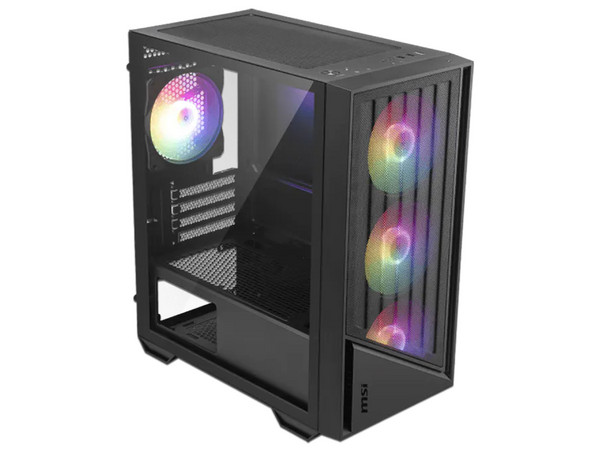Gabinete MSI PRO FORGE M051A, Mini Tower, Micro-ATX, No incluye Fuente de Poder. Color Negro.