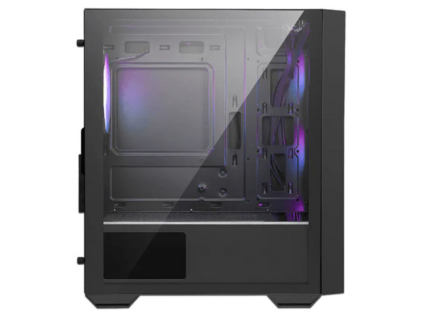 Gabinete MSI PRO FORGE M051A, Mini Tower, Micro-ATX, No incluye Fuente de Poder. Color Negro.