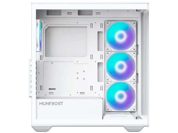 Gabinete MUNFROST POLARIS, Mid Tower, Micro-ATX, No Incluye Fuente de Poder. Color Blanco.