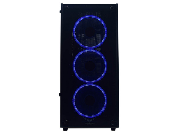 Gabinete Gamer Naceb NA-0603 , Full ATX, RGB, (sin fuente de poder). Color Negro.