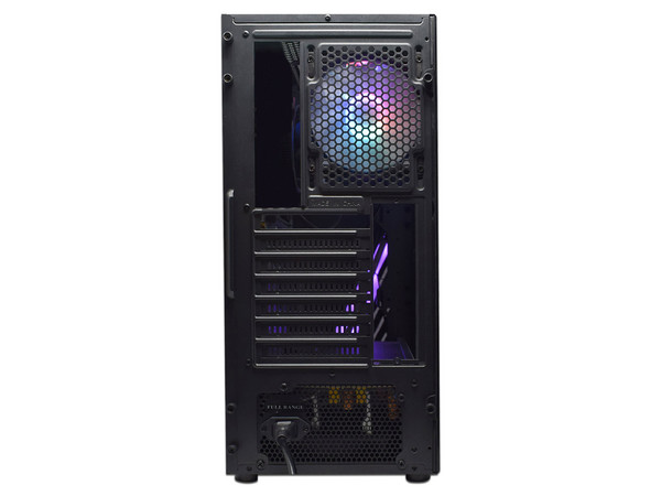 Gabinete Gamer NA-0612 ZION, ATX, (sin fuente de poder). Color Negro.