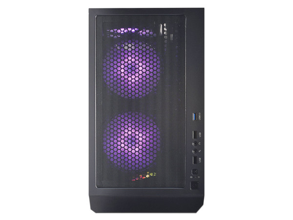 Gabinete Gamer NA-0612 ZION, ATX, (sin fuente de poder). Color Negro.