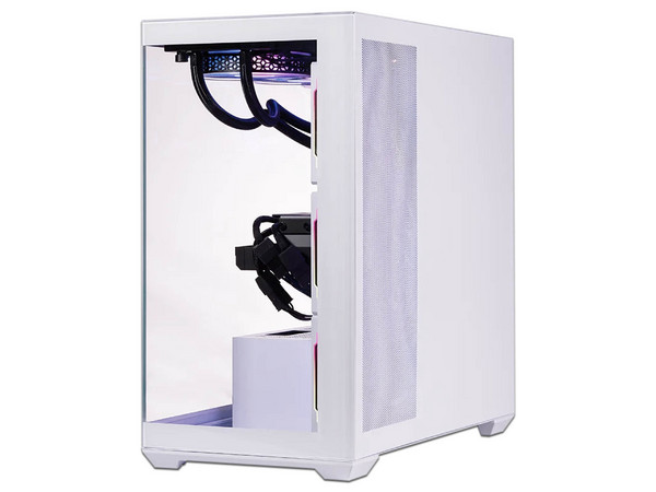 Gabinete NACEB NA-0637B, Mid Tower, ATX, USB 3.0, Incluye 4 Ventiladores, No Incluye Fuente de Poder. Color Blanco.