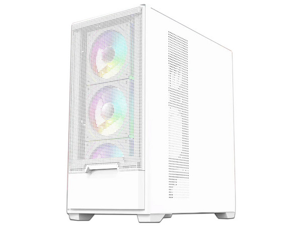 Gabinete Naceb Stella NA-0658B, Mid Tower, ATX, Incluye 3 Ventiladores 120mm, Panel de Cristal Templado, No Incluye Fuente de Poder. Color Blanco.