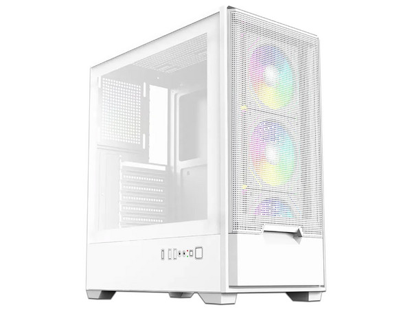 Gabinete Naceb Stella NA-0658B, Mid Tower, ATX, Incluye 3 Ventiladores 120mm, Panel de Cristal Templado, No Incluye Fuente de Poder. Color Blanco.