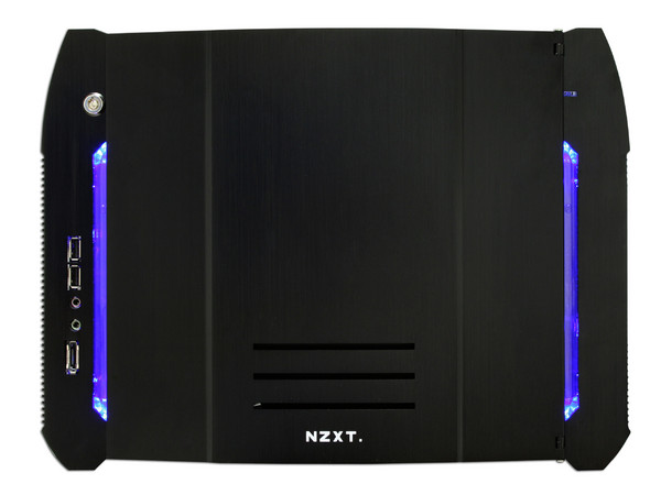 Gabinete NZXT ROGUE Gaming Alta Calidad con Leds Azules y 3 Ventiladores de 120mm. (no incluye fuente de poder) Color Negro