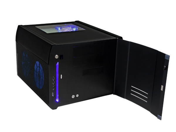 Gabinete NZXT ROGUE Gaming Alta Calidad con Leds Azules y 3 Ventiladores de 120mm. (no incluye fuente de poder) Color Negro