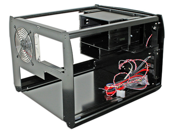 Gabinete NZXT ROGUE Gaming Alta Calidad con Leds Azules y 3 Ventiladores de 120mm. (no incluye fuente de poder) Color Negro