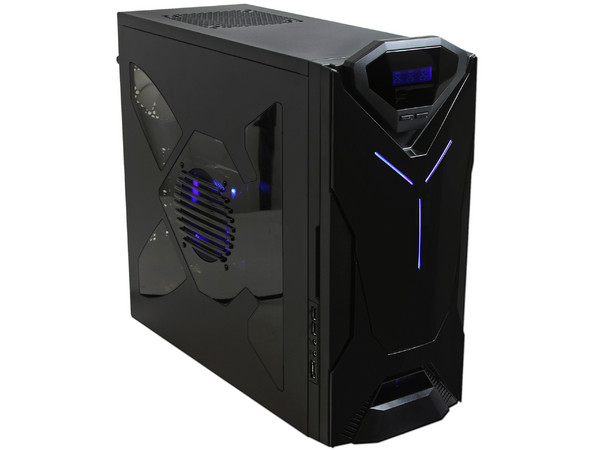 Gabinete NZXT Guardian 921 RB con Leds Azules y ventilación. (no incluye fuente de poder) Color Negro