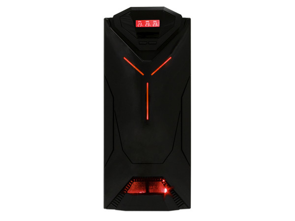 Gabinete NZXT Guardian 921 RB con Leds Rojos y ventilación. (no incluye fuente de poder) Color Negro