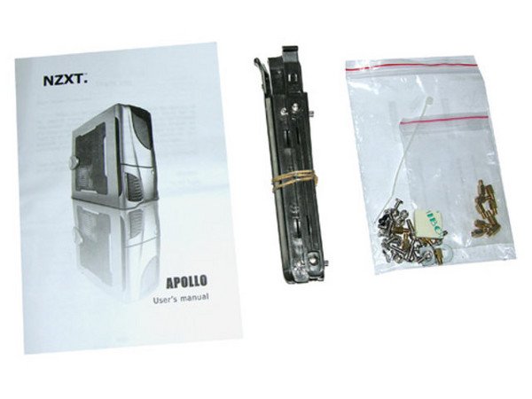 Gabinete NZXT APOLLO Alta Calidad, panel lateral transparente con luz y ventilación. (no incluye fuente de poder) Color Negro