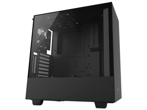 Gabinete NZXT H500i RGB ATX, (sin fuente de poder). Color Negro.